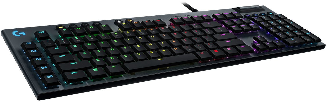 LOGITECH G815 LIGHTSYNC RGB Mechanical Gaming Keyboard – GL Clicky - CARBON (Nordic)